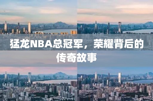 猛龙NBA总冠军，荣耀背后的传奇故事