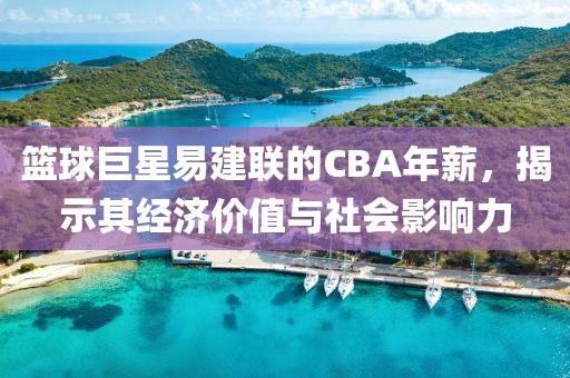 篮球巨星易建联的CBA年薪，揭示其经济价值与社会影响力