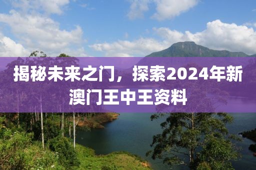 揭秘未来之门，探索2024年新澳门王中王资料