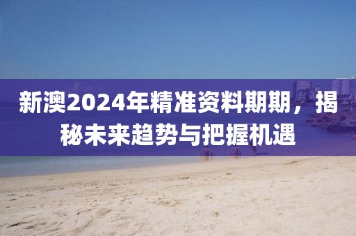 新澳2024年精准资料期期