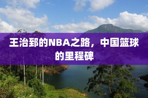 王治郅的NBA之路，中国篮球的里程碑