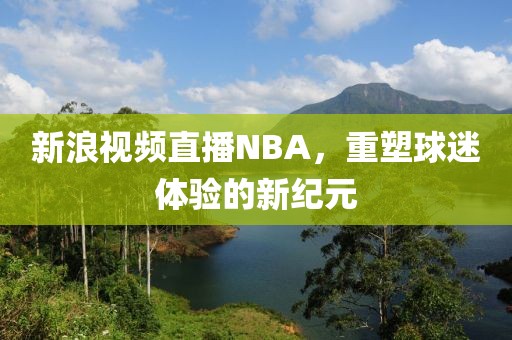 新浪视频直播NBA，重塑球迷体验的新纪元